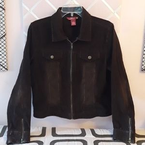 So Real So Right Women's Brown Corduroy Jacket